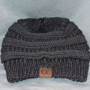 C.C Exclusives gray metallic hat